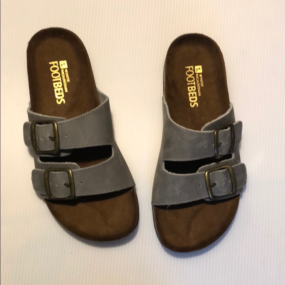 White Mountain Footbeds Sandals - Size 7W